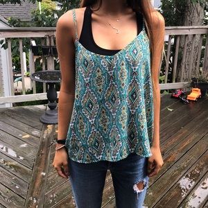 patterned tank top